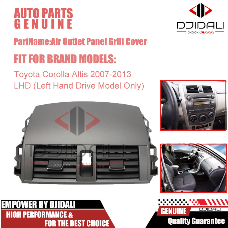 Center Dash A/C เครื ่ องปรับอากาศ Central Air Outlet แผงย ่ างสําหรับ Toyota Corolla Altis 2007-2013