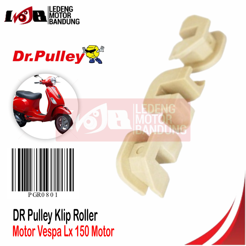 DR Pulley Clip Roller Vespa LX 150 Slide slider Piece SP1917-N