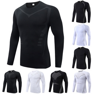 AD  เสื้อรัดกล้ามเนื้อแขนยาว กระชับกล้ามเนื้อ Coolmax เสื้ออ…