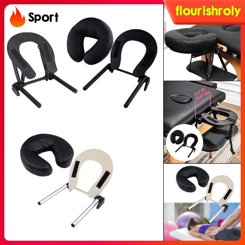 [ฟลออริช] เปลหน้าสําหรับโต๊ะนวดที่ยึดหน้าทนทานน้ําหนักเบาแบบพกพาเปลี่ยนปรับได้สําหรับ - รูปที่ 2