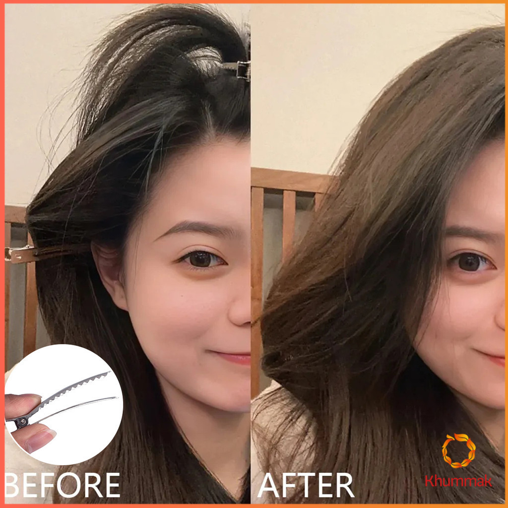 Khummak 20PCS กิ๊บปากเป็ด วัสดุโลหะ อุปกรณ์เสริม DIY รูปที่ 5
