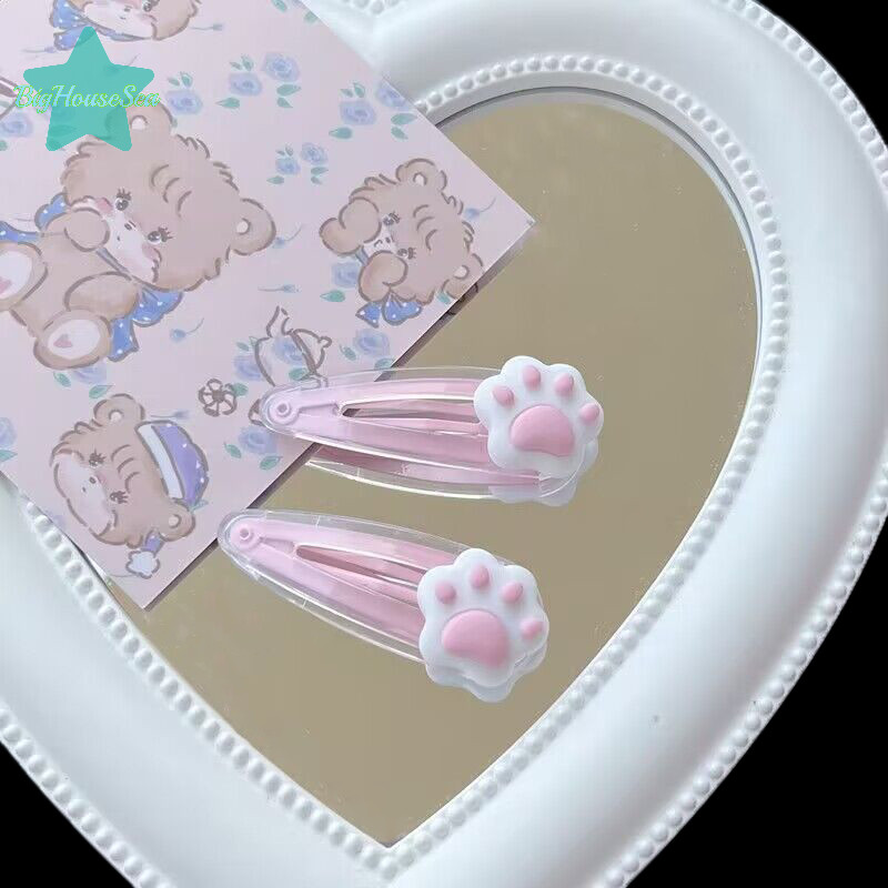 [BigHouseSea] Charming Temperament Wild แฟชั่นการออกแบบเฉพาะกิ๊บกรงเล็บแมวน่ารัก BB คลิปหน้าม้าคลิปแฟชั่นกิ๊บติดผมเครื่องประดับผมใหม่