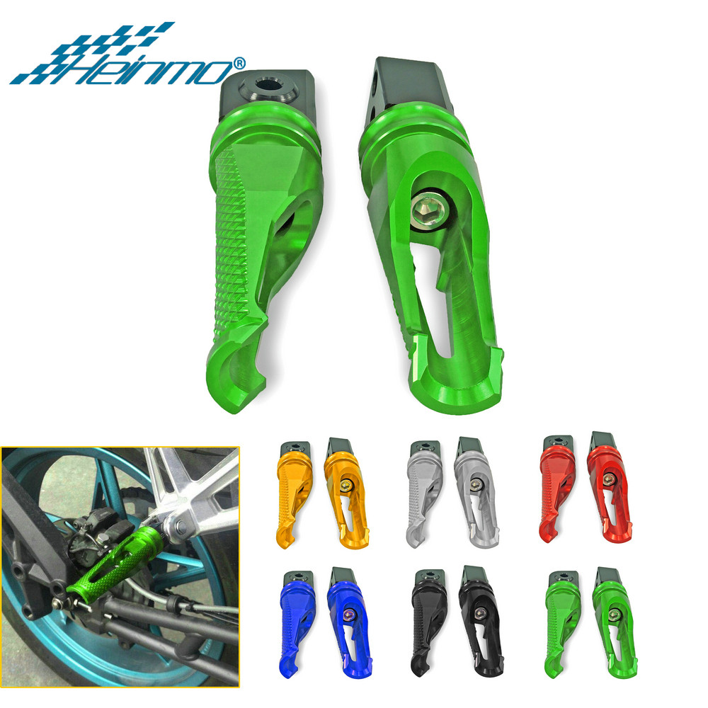 สําหรับ KAWASAKI ZX-10R ZX-6R ZX-9R ZX-12R ZX-14R Ninja300 400 ด้านหลัง Peg สกู๊ตเตอร์เท้า-Peg ด้านห