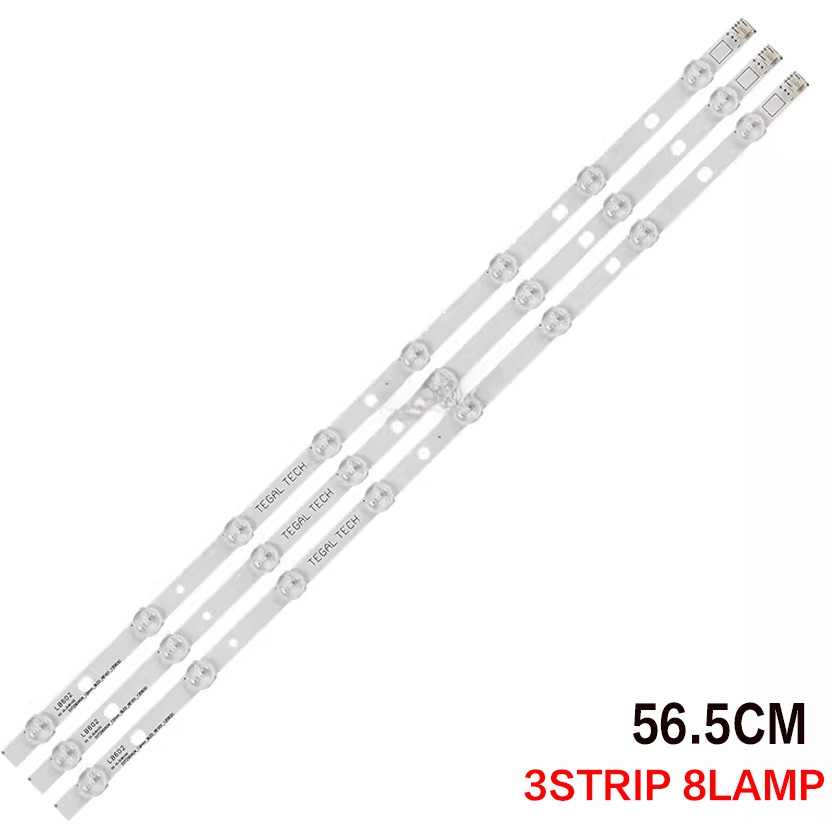 Toshiba 29pb202t หลอดอลูมิเนียมสีดํา : 29p2300vt (3 แถว 8 ชิ้น)