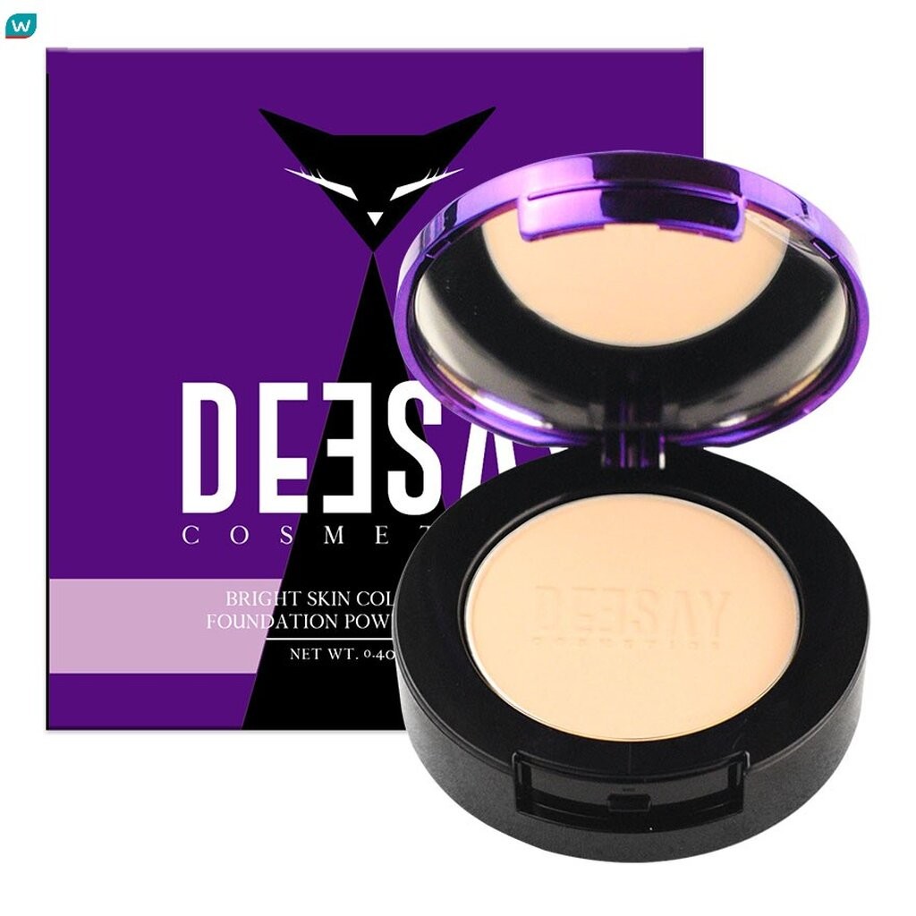 Deesay ดีเซ้ย์ ไบร์ท สกิน คัลเลอร์ คอนโทรลส์ ฟาวเดชั่น พาวเดอร์ SPF 30 PA+++ 4.8ก. 01