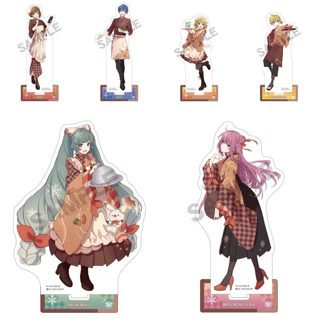 (CARD INCLUDED) (TABLE) Standee รุ่น VOCALOID รูปปั้นไมกาอนิเมะอะคริลิค