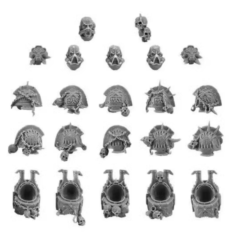 ชุดแปลง World Eaters World Eaters Terminators รุ่นเรซิ่น Unpainted Microscopic รุ่น H115