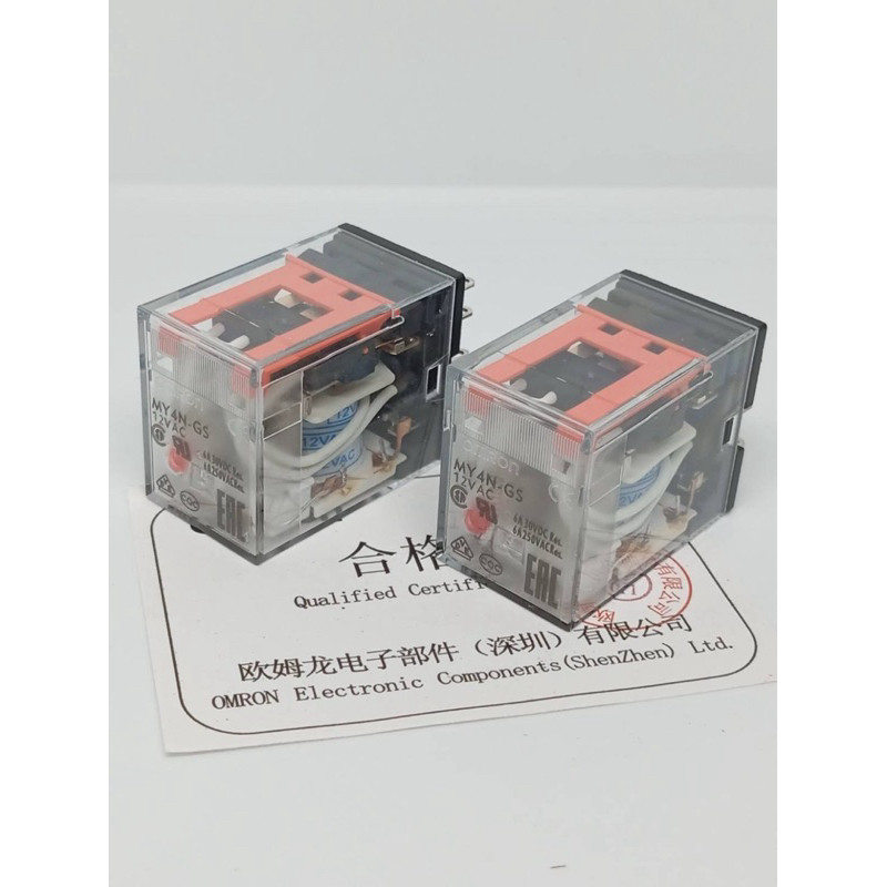 ราคาถูก! รีเลย์ ของแท้ใหม่  MY4N-GS 12VDC 24VDC  220vac MY4GS  12VAc 24vac ราคา ถูกที่สุด ดีลบีเคเค แกลเลอรีภาพที่ 9