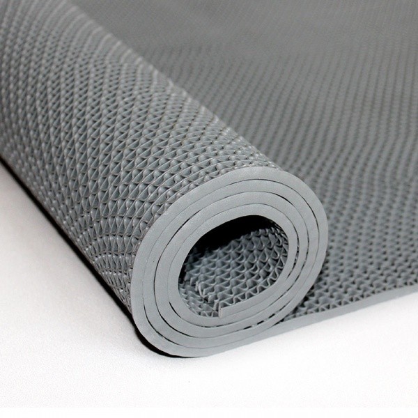 GlobalHouse GRAFFE พรมกันลื่นพีวีซี FMS7000–960GR ขนาด 90x600ซม. หนา 0.45ซม. สีเทา สินค้าของแท้คุณภาพดี