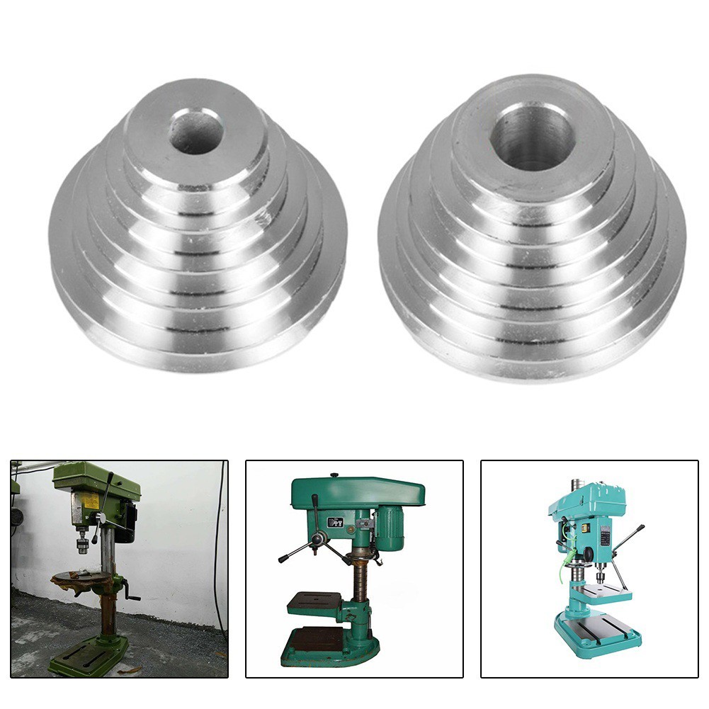 【WIK】Reliable V Shaped Pulley Timing Belt Wheel Aluminum Construction for Drill Press