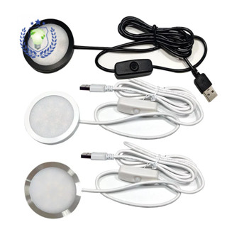 LED Spotlight ultra-thin USB 5V LED MINI ตู้โคมไฟ3W เครื่องป…