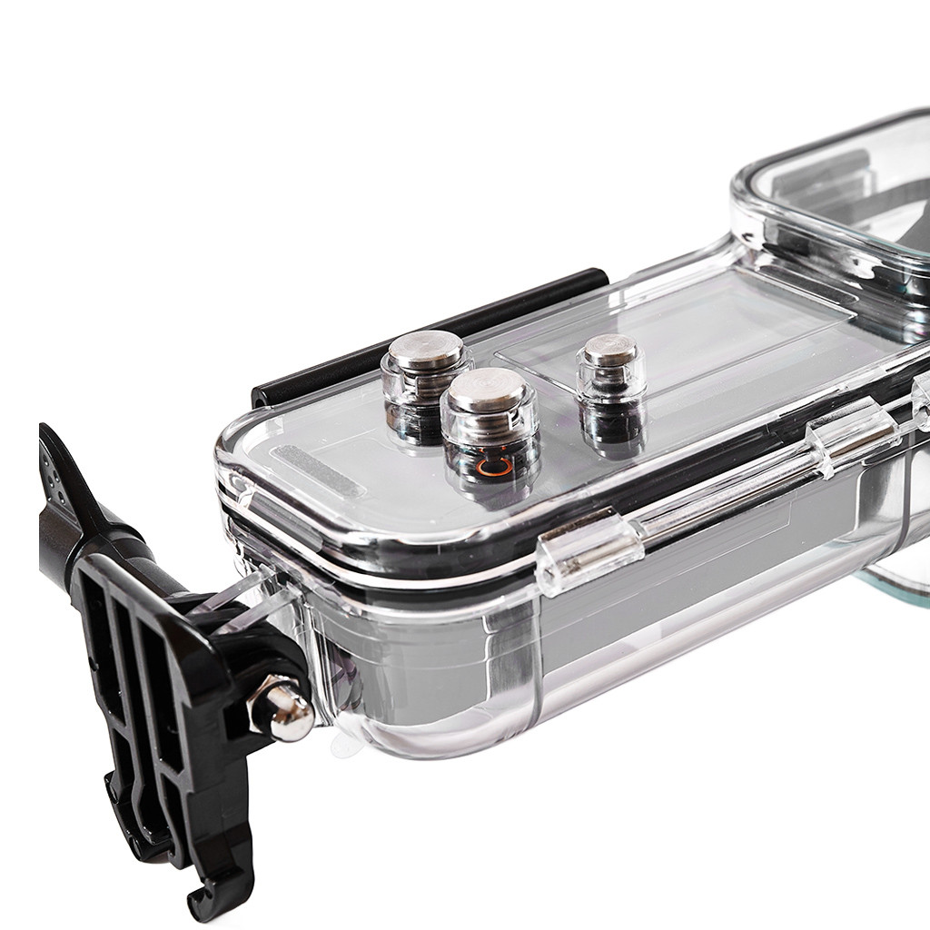 Feichao สําหรับ DJI OSMO Pocket 3 60M กันน้ําดําน้ําเต็มที่มองไม่เห็นป้องกันกรณีพร้อมอะแดปเตอร์เมาท์