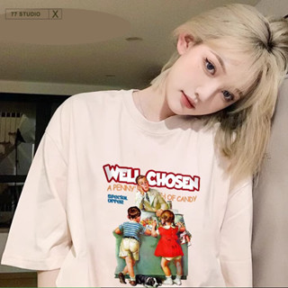 COD（พร้อมส่งจากกทม มาถึงใน 2วัน）เสื้อยืด oversized t shirt c…