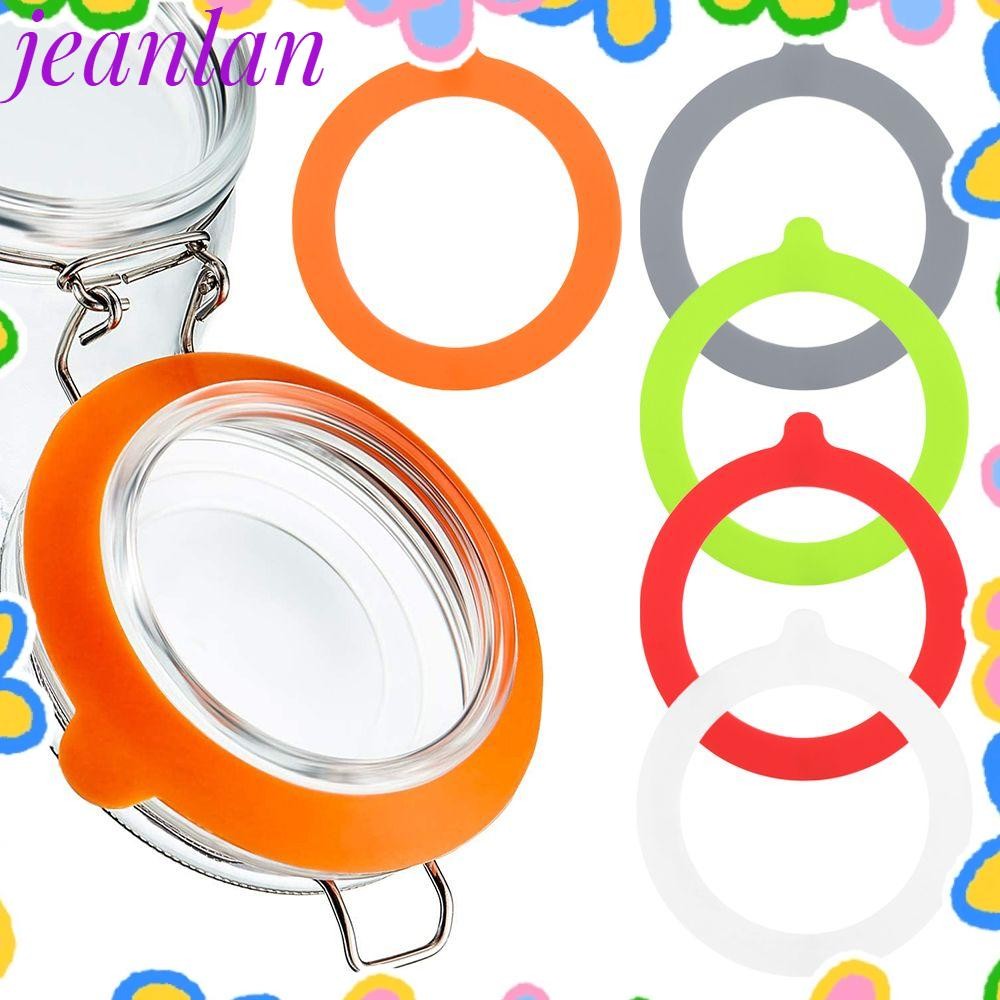 Jeanlan ปะเก็นขวด O แหวน Jars เปลี่ยนเครื่องซักผ้าซีลยางปะเก็น Mason Jars