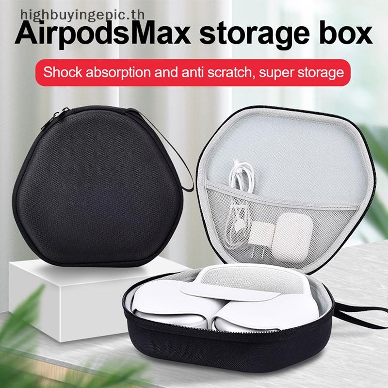 Heth กระเป๋าเก็บของกันน้ํา Travel Carry Protective Case สําหรับ Apple AirPods Max HETH