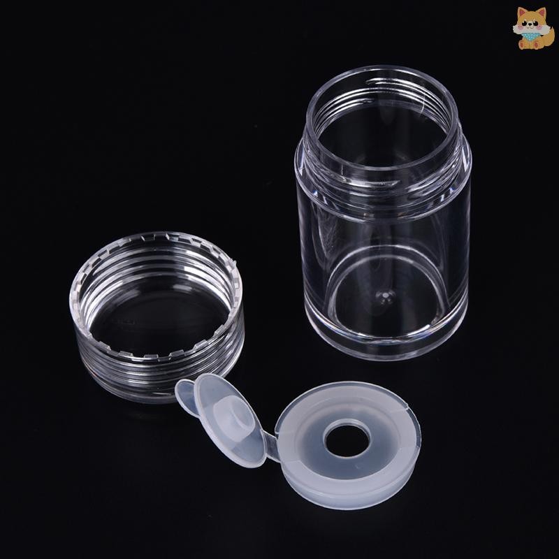 [VI] 1 PC 10ml Empry เครื่องสําอาง Sifter แป้งฝุ่น Jars คอนเทนเนอร์ฝาเกลียว DIY แต่งหน้า TH