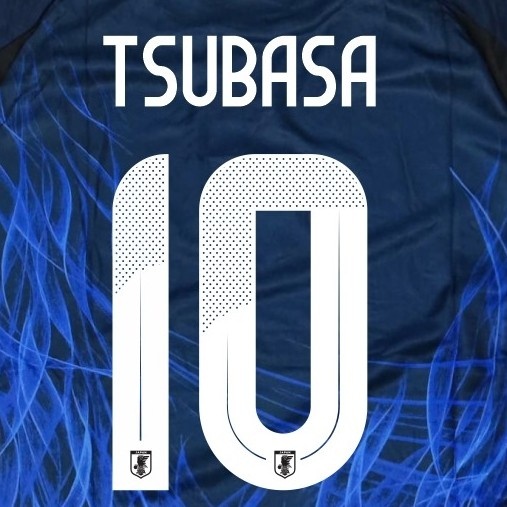 JAPANESE CHILDRENS FOOTBALL JERSEY Y3 KIDS 2024 + NAMESET - ORIGINAL FONT, 28 (11-13 ปี