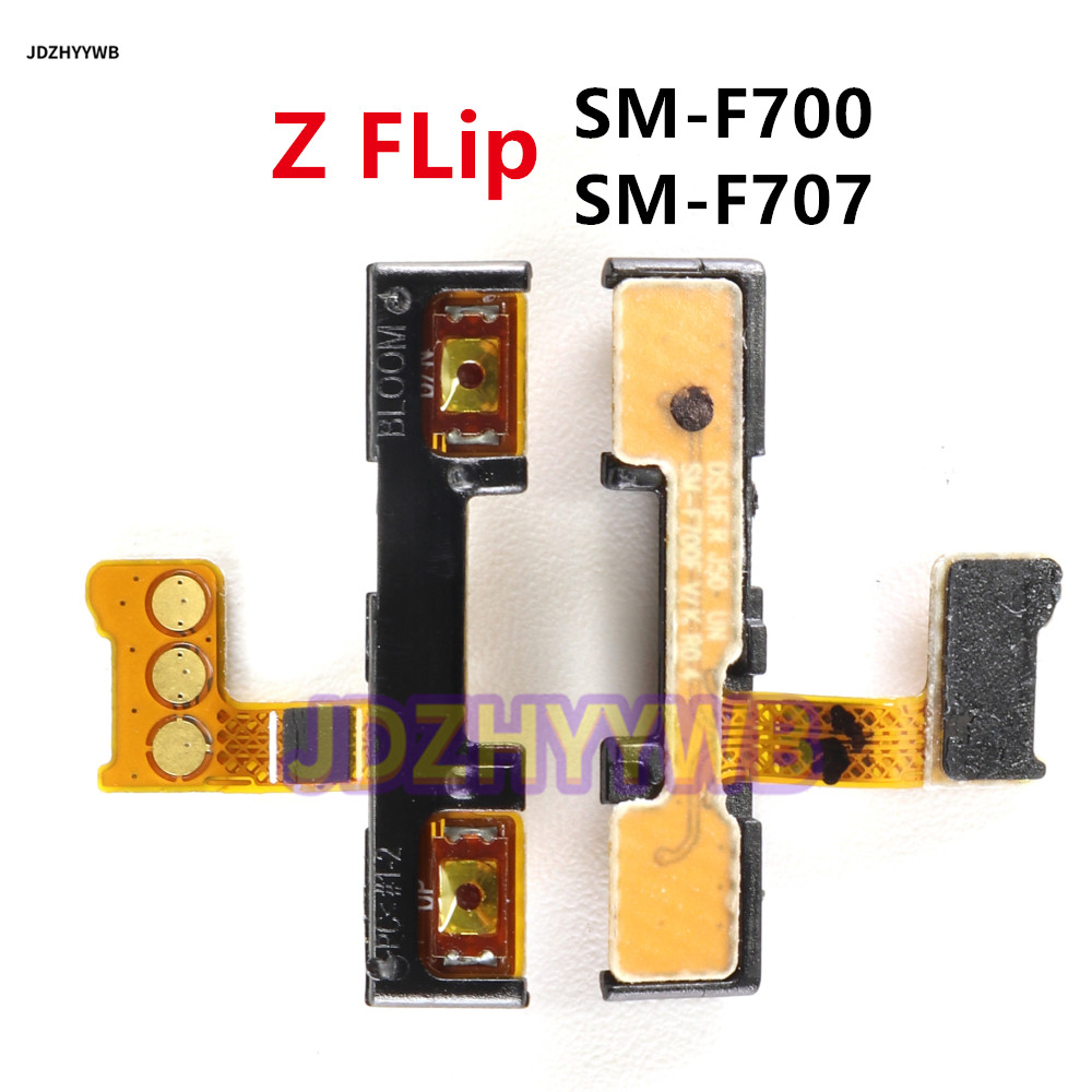 Volume Power Switch Button Key Flex Cable สําหรับ Samsung Galaxy Z FLip F700 F707 F707B