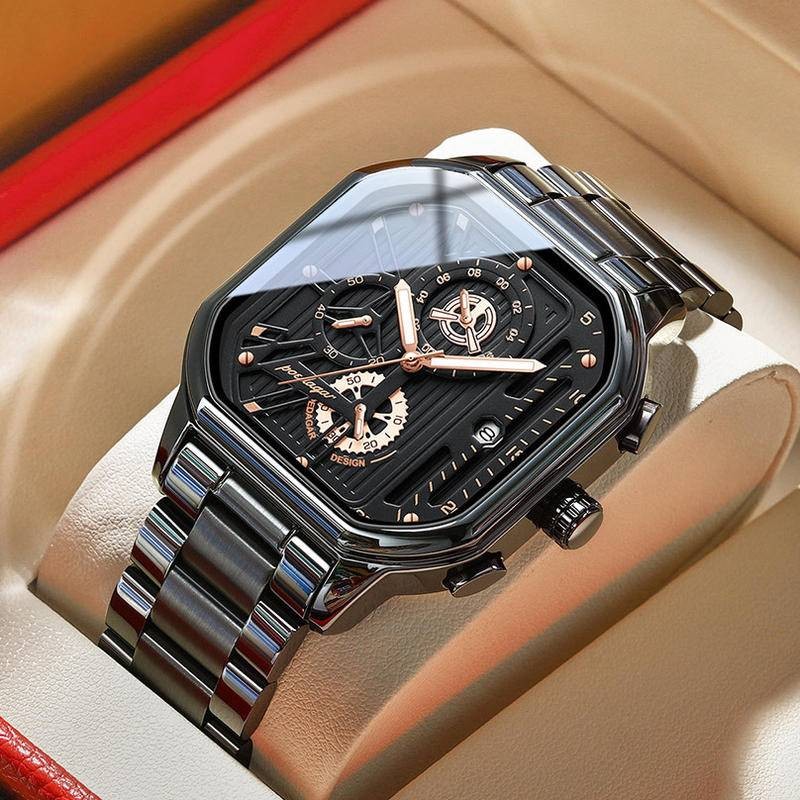 สวิสแบรนด์นาฬิกาผู้ชายนาฬิกากันน้ําผู้ชายมัลติฟังก์ชั่นาฬิกาผู้ชายนาฬิกาผู้ชายนาฬิกาเดิมนาฬิกาข้อมือ