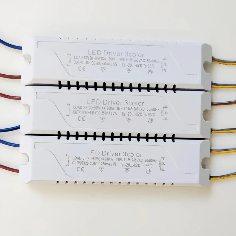Led Driver 3 สีอะแดปเตอร์สําหรับไฟ LED AC220V รูปที่ 6