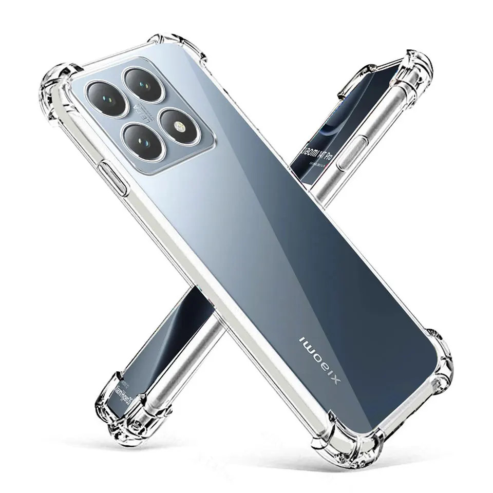 สําหรับ Xiaomi 17T 17Tpro Pro สี่มุม Anti-fall Soft ซิลิโคน Jelly Case Anti-Yellowing Crystal Clear Cover
