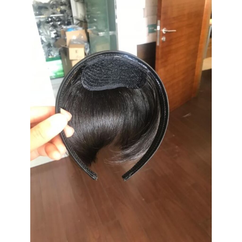 แฮร์พีชผมแท้ หน้าม้าผมแท้ ยาว 6นิ้ว ผมแท้100% - รูปที่ 5
