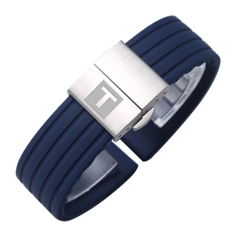 เหมาะสําหรับ Tissot Strap Rubber Le Locle T41 Duruer Junya สายซิลิโคน