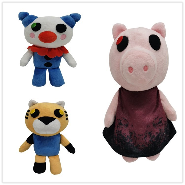 Roblox Piggy Big Adventure Plush Toy Pink Piggy Doll Game ตุ๊กตาการ์ตูนตุ๊กตา