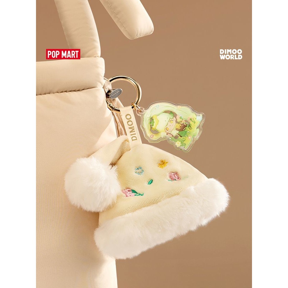 P POPMART DIMOO DIMOO Dreamland Series จี้ Mystery Box อุปกรณ์ต่อพ่วงพวงกุญแจกระเป๋าเครื่องประดับ