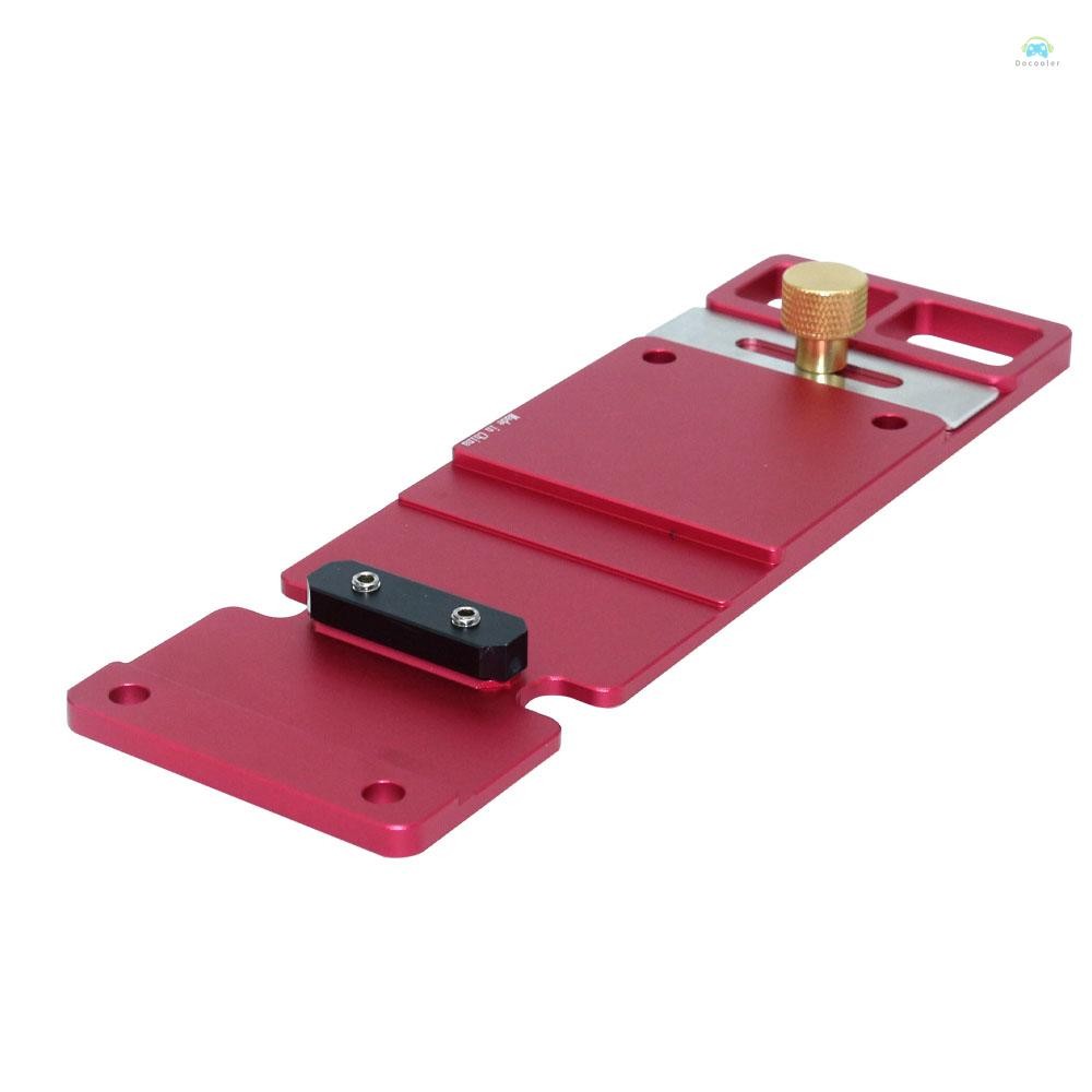 Yb1 Track Saw Square220MM มุมขวาวงกลม Saw Guide Rail ตําแหน่งแผ่น 90 องศาอลูมิเนียมไฟฟ้าเลื่อยวงเดือ