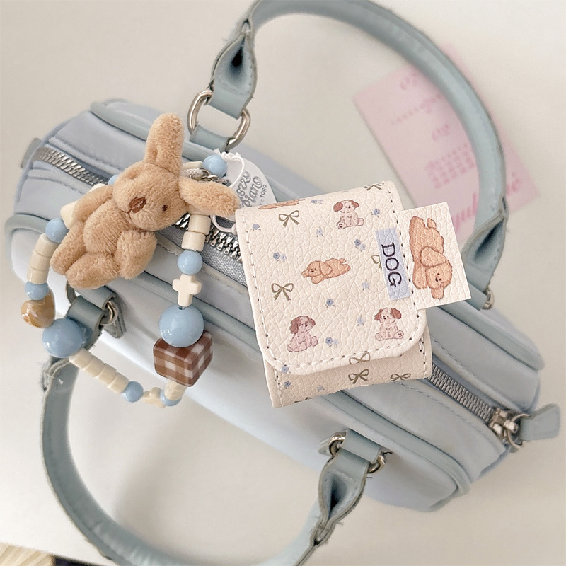 Bow Dog เหมาะสําหรับ Airpods4 Airpods1/2 3 Pro Pro2 ชุดหูฟังไร้สายบลูทูธป้องกันกรณี AirPods Pro Pro2 3 4 หูฟังป้องกันกรณี