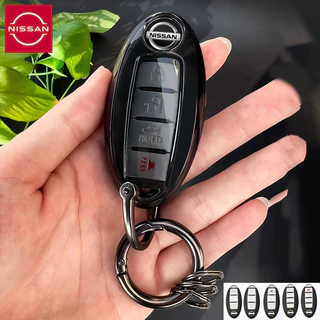 Nissan navara Note navara-np300 almera kicks juke Cube Pulsar lavina micra teana tiida sylphy เคสกุญแจรถโปร่งใสฝาครอบกุญแจ