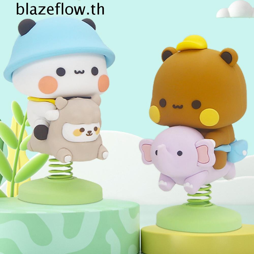 Blazeflow Bubu Dudu หมีแพนด้ารูปหมี,หมี Panda Bubu Dudu รูปตุ๊กตา,เล่นสะสมสัตว์การ์ตูน Panda Bubu Bear ของเล่นตกแต่งบ้าน
