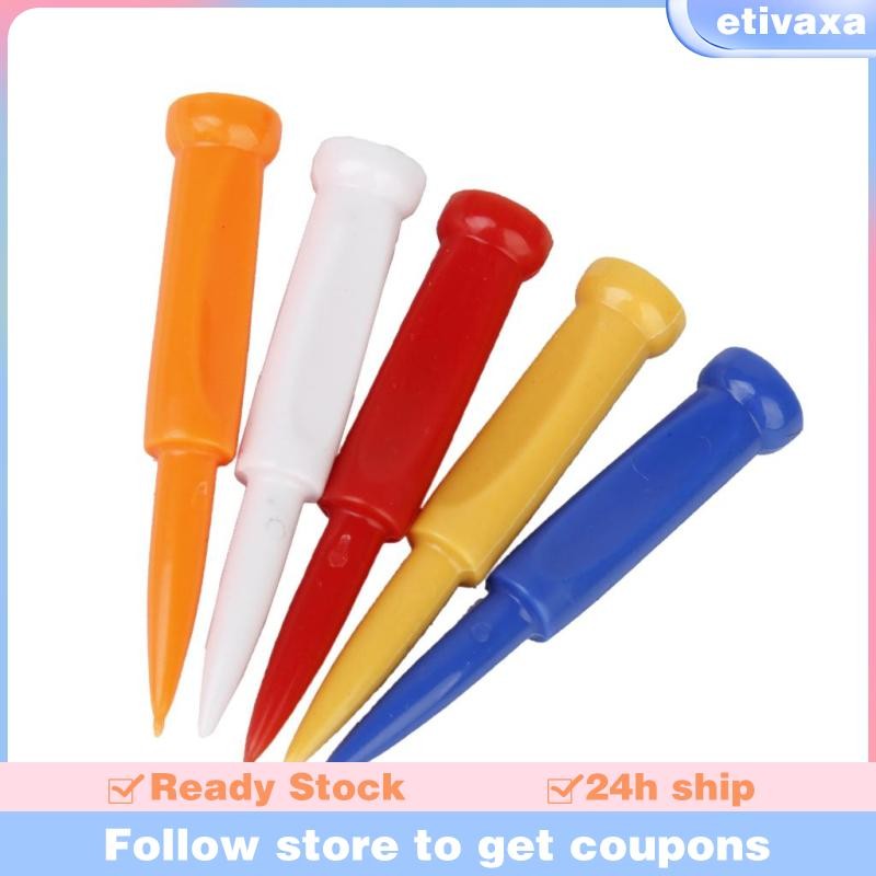 [Etivaxa] จํานวนมาก 35 ชิ้น Castle Tees 70 มม. ( 2 3/4" )