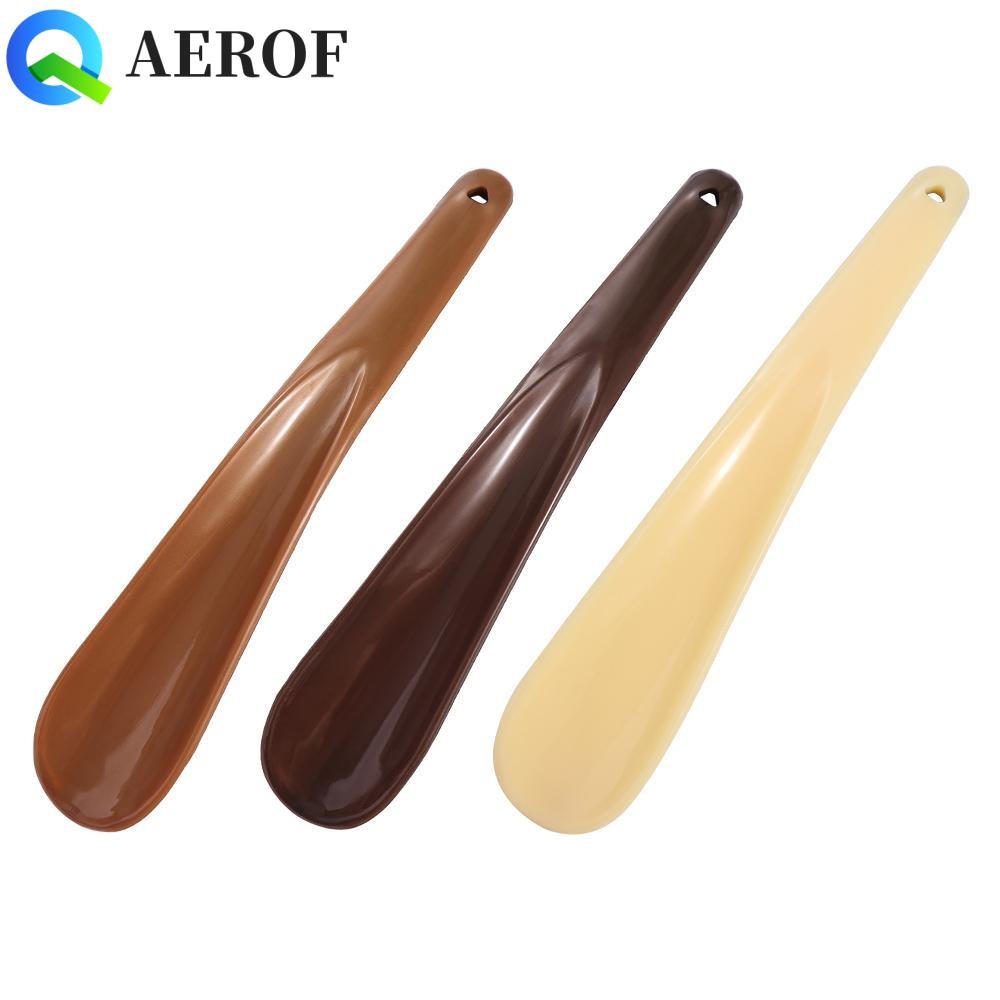 Aerof Shoe Lifter, PP พลาสติก 7.6 "ฮอร์นรองเท้า, Travel Shoe Horn Helper Professional ช้อนรูปร่าง Mini Lazy Shoe Helper เด็ก