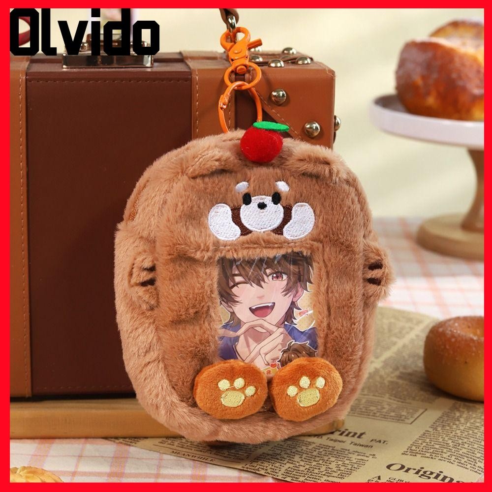 Olvido Photocard , INS Card Multifunctional Photo Card Holder, Cute Panda/Dog Idol Photos Protective Cover