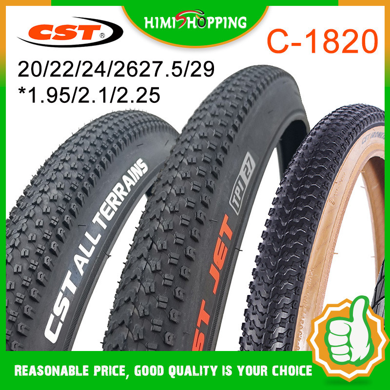 READY Stock1pc CST จักรยานยาง C1820 MTB จักรยาน Tyre 26 "27.5" 29" ยางสําหรับ 20/24/26/27.5/29* 1.95/2.1/2.35 ทนต่อการสึกหรอจักรยานเสือภูเขา Ultralight ด้านนอกยางขี่จักรยานอุปกรณ์เสริม