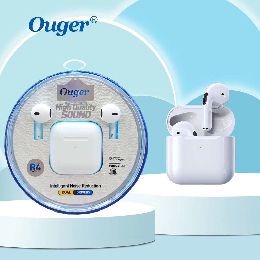 Ouger หูฟังไร้สาย เสียงดี ไมค์ชัด ตัดเสียงรบกวน แสตนด์บายนาน ดีเลย์ต่ำ ควบคุมด้วยระบบสัมผัส