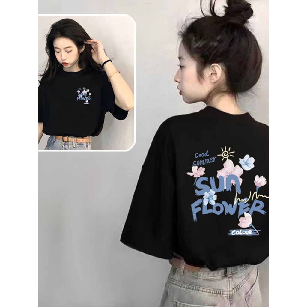 COD (จัดส่งในกรุงเทพฯ) MAO Shop เสื้อยืดเกาหลีทันสมัยเสื้อคอลตอลแท้สไตรเกาหลี เสื้อยืดใส่สบาย ทรงสวย#55825