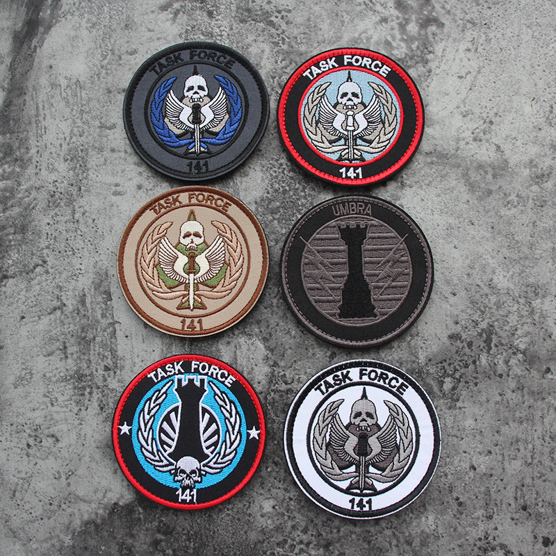 Armband Patch แบบ Velcro จากอนิเมะ 141 Task Force COD สำหรับแฟนทหารและสติกเกอร์ป้าย