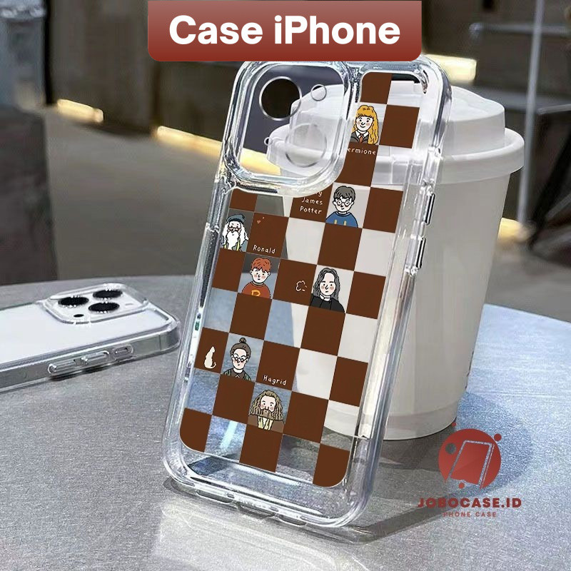 Harry Potter Brown Case iPhone 16 15 Pro Max iPhone 14 ip 13 por 7P 8P 12 11 Pro Max XR SE 2022 7 8 