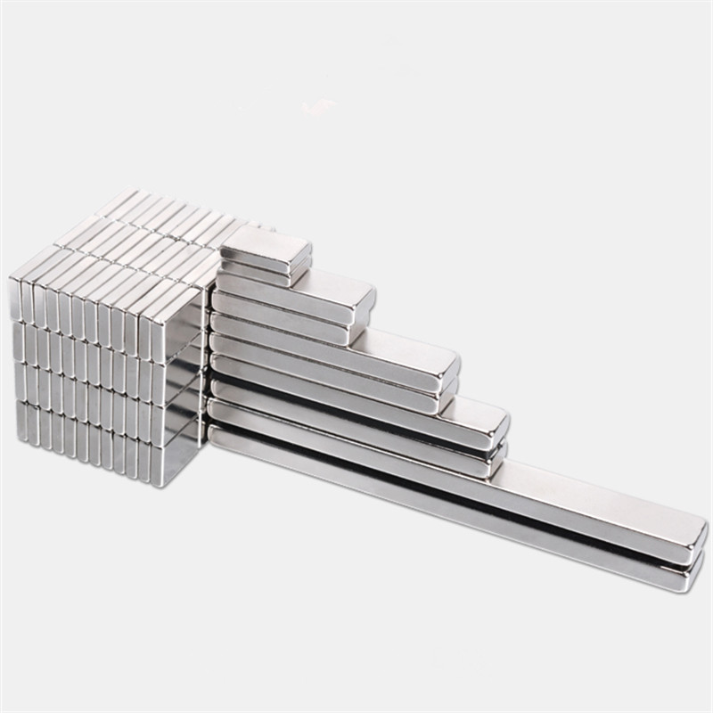 แม่เหล็ก ยาว 100 มม. แม่เหล็กทรงสี่เหลี่ยม ยาวxกว้างxสูง แม่เหล็กแรงสูง นีโอไดเมียม สี่เหลี่ยม Magnet Neodymium แม่เหล็ก