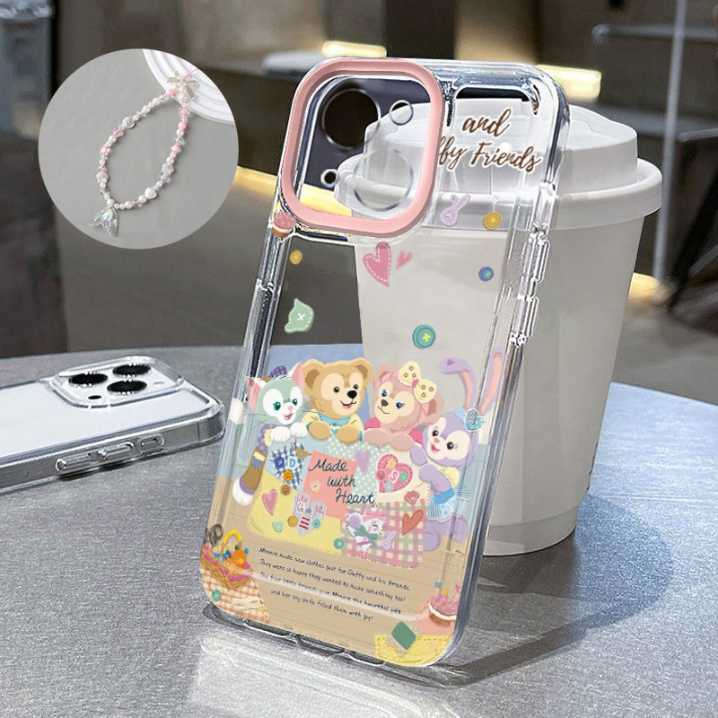 Disney น่ารัก Lanyard Love Case Hp Oppo Reno 14F A5 2025 A5i Pro A5x Reno 14F A5i Pro Reno 14 Pro A5