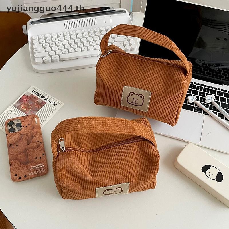 # yuyu # กระเป๋าเครื่องสําอางสําหรับผู้หญิงตุ๊กตาน่ารักกระเป๋าถือแฟชั่นฤดูร้อนนุ่มสบายความจุขนาดใหญ่
