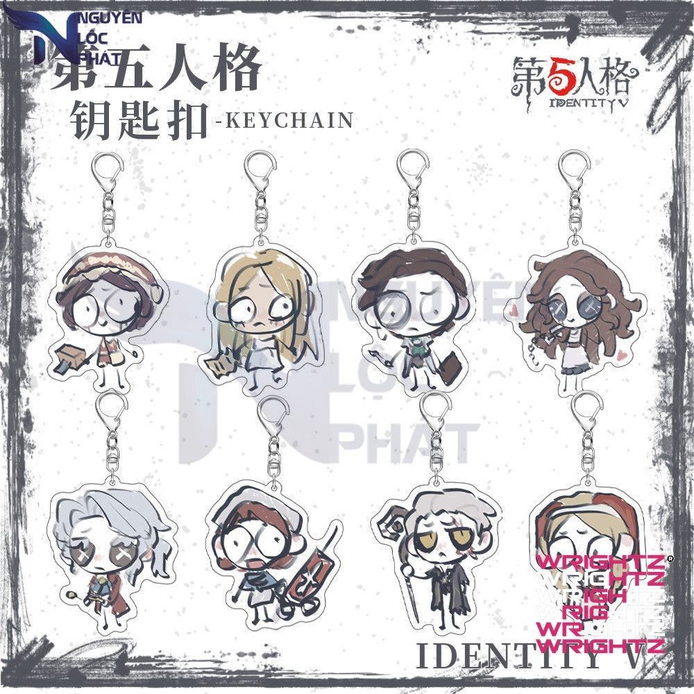 NLP Identity V อะนิเมะพวงกุญแจส่วนบุคคลกระเป๋าจี้ Emma Grace NLP WrightZ