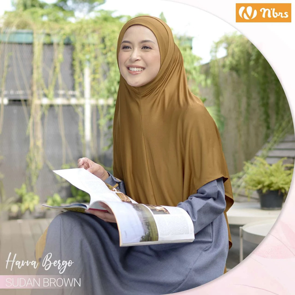 NIBRAS HIJAB HAVANA BERGO SUDAN BROWN