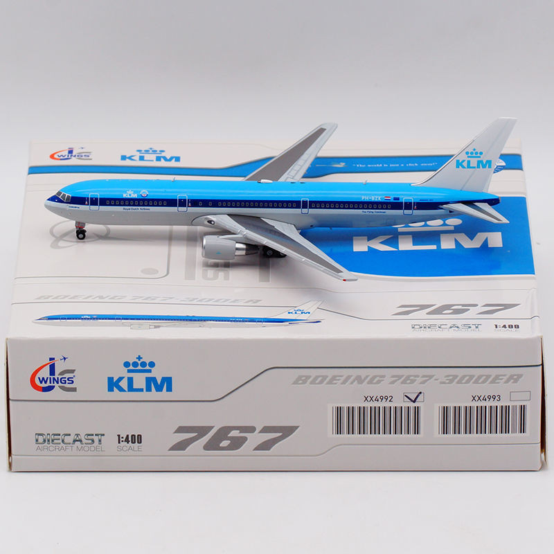 JC Wings 1: 400 KLM Holland Airlines B767-300ER PH-BZK โมเดลเครื่องบินโลหะผสม