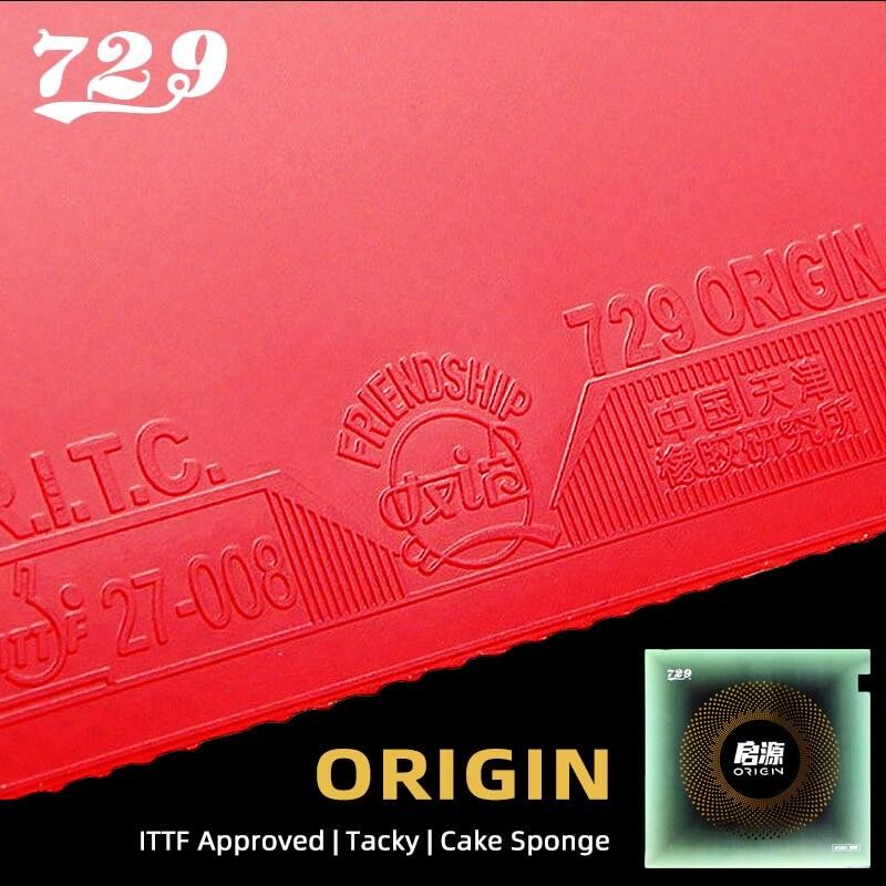 729มิตรภาพต้นกําเนิดปิงปองยางฟองน้ําปิงปองเหนียวมืออาชีพสําหรับห่วงสุดยอด