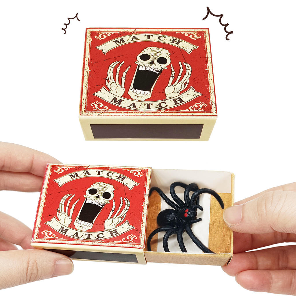 อุปกรณ์ประกอบฉากวันเอพริลฟูลฮาโลวีน Spoof Matchbox ของเล่นตลกสร้างสรรค์