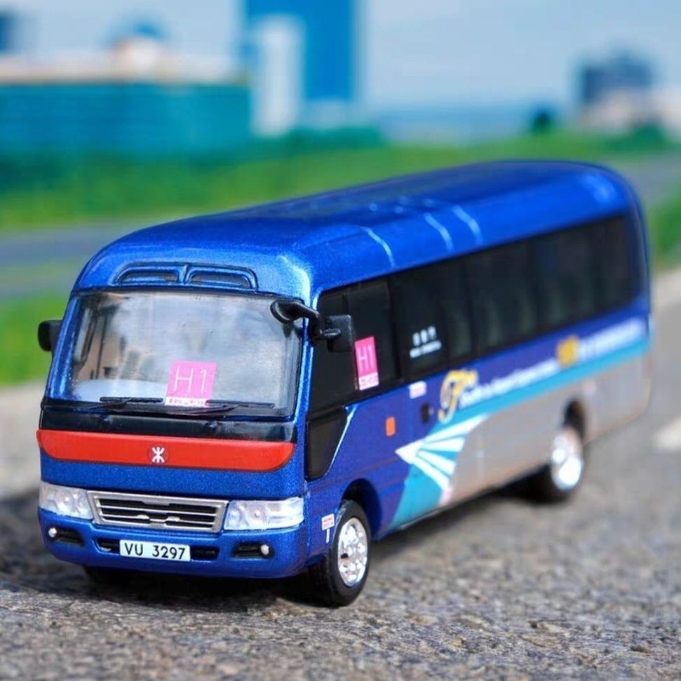 T Tiny Micro Shadow 1/76 Toyota Kost B59 Hong Kong Iron MTR รถรุ่น M02 Airport Express Line Minibus 